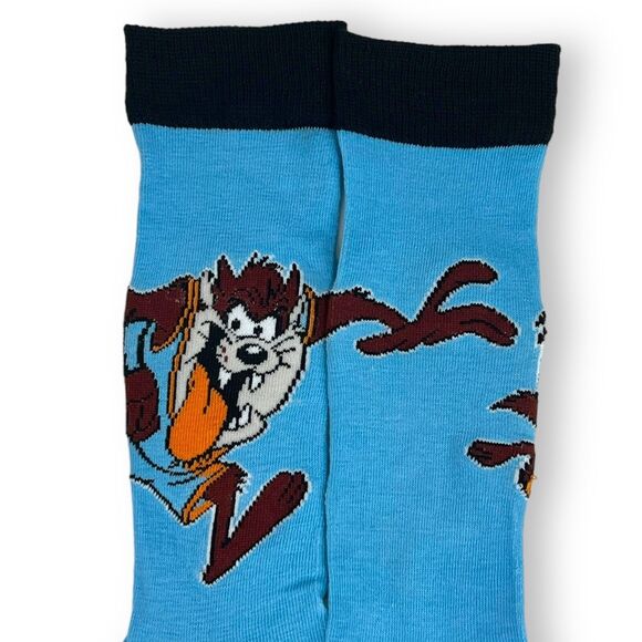 OFFICIAL Space Jam Crew Socks ADULT SHOE SIZE 6-12 Bugs Bunny & Taz Looney Tunes - Picture 8 of 15